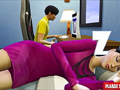 Japanese Stepson Fucks Stepmom After Watching Porn