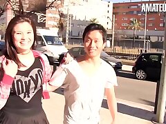 Japanese Babe Miyuki Son's Allure Brings Amateur Threesome
